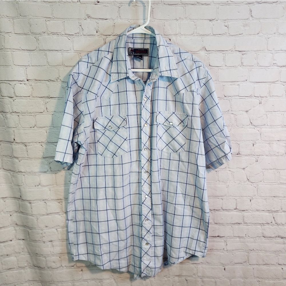 Men's Williams Bay pearl snapped shirt, size XLT